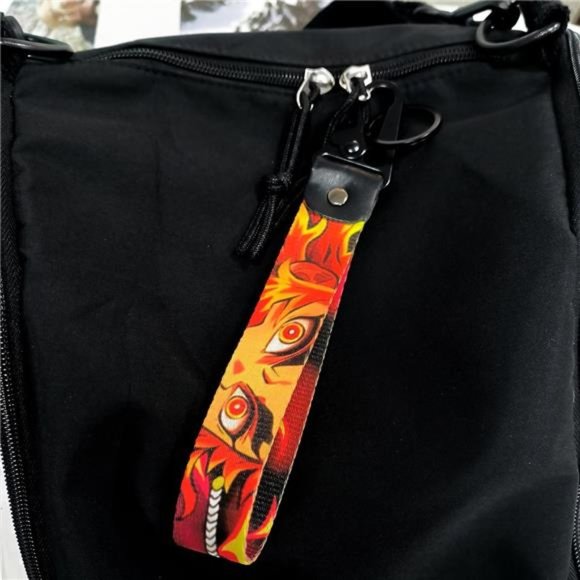 Gearcatweel 1Pack Anime JDM Motorcycle Keychain tag Nylon Keychain Strap Jet Tag - Picture 5 of 7